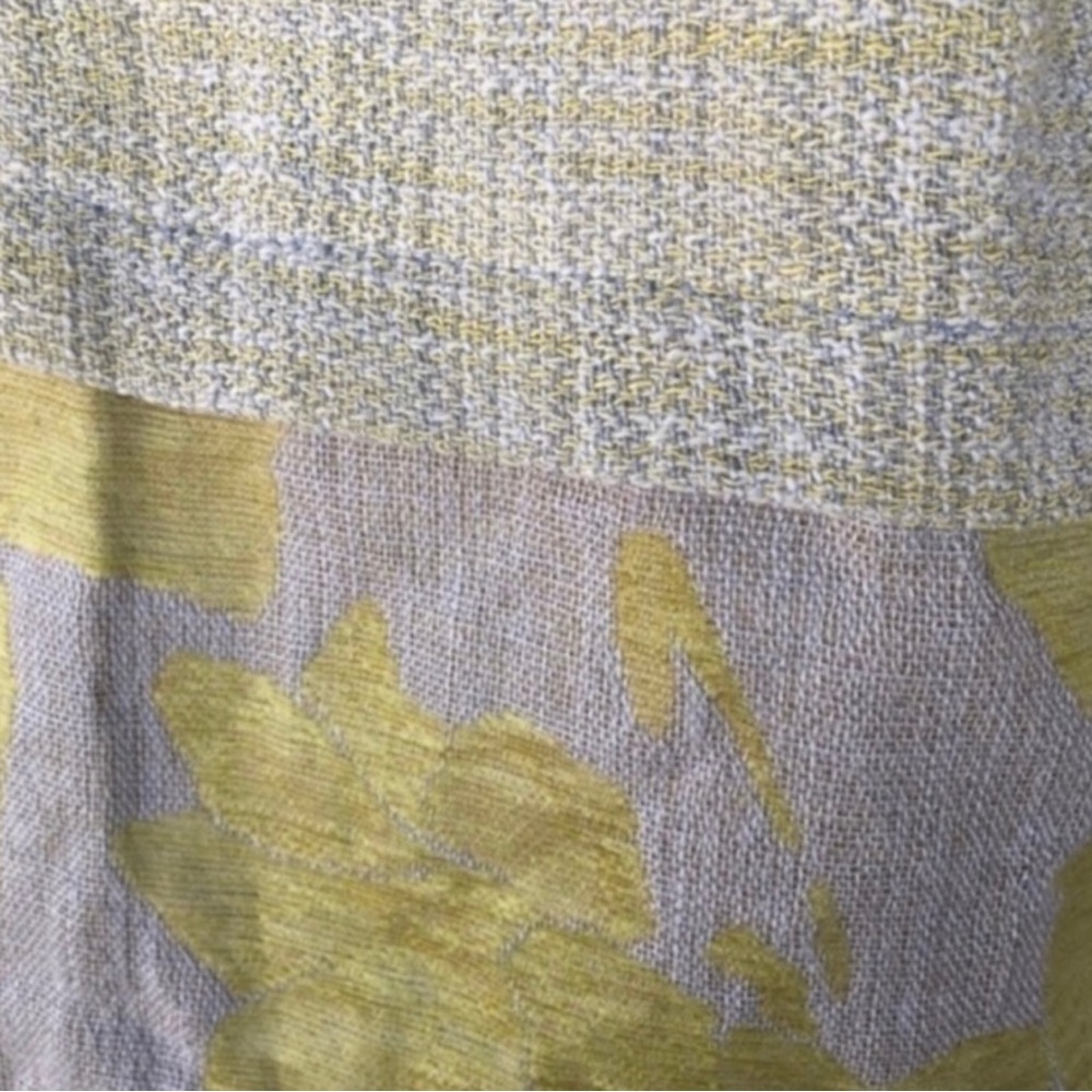 Zara Basic Yellow Open Front Coat Size M - image 3